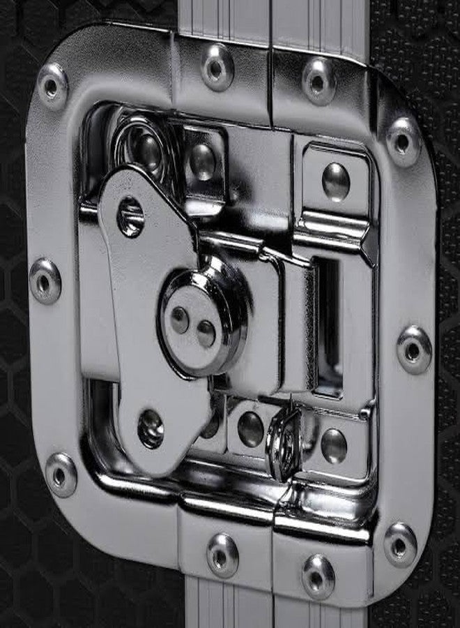 Syncraft Medium Butterfly Latch Lock - Chrome Plated Steel Latch for Flight Cases, Equipment & Toolbox Security 112mm×105 mm (Medium Lock SH-L007) - Image 5